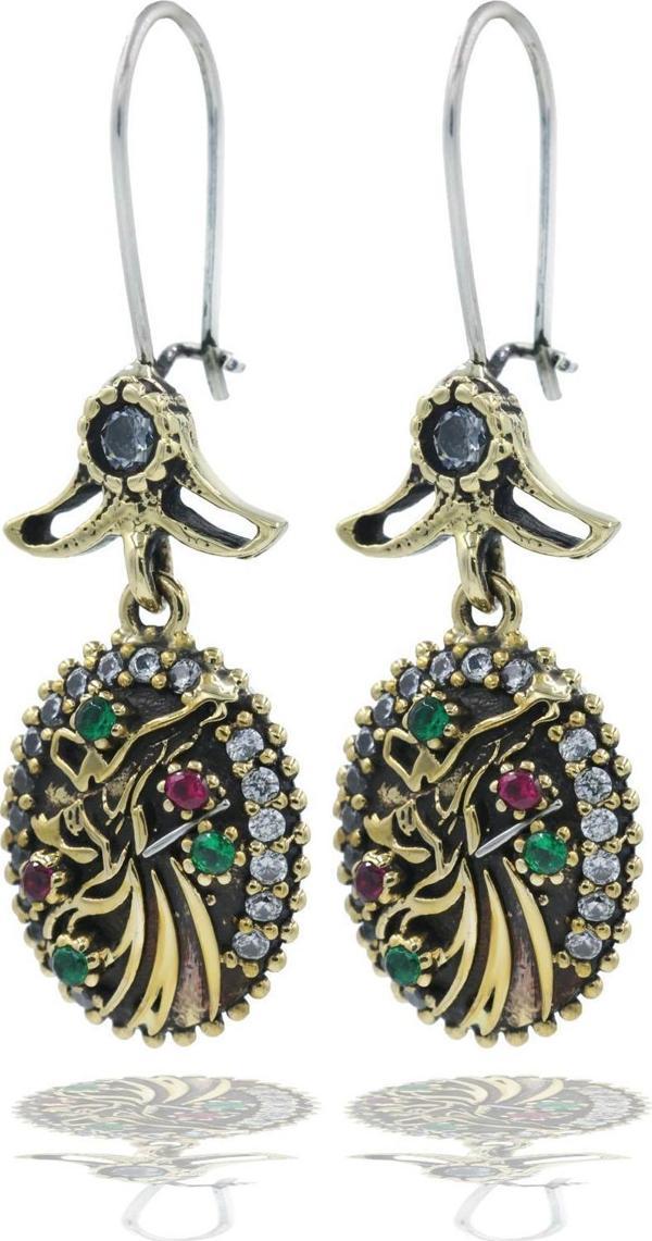 Semazen Serisi Gümüş Otantik Kadın Küpe - Image 1