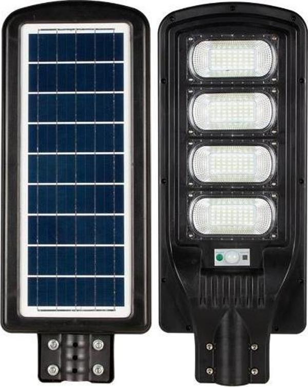 Horoz Compact 200w Led Solar Sokak Armatürü 1198Lm 6400k SMD Led Beyaz Işık Su Geçirmez Kumandalı - Image 1