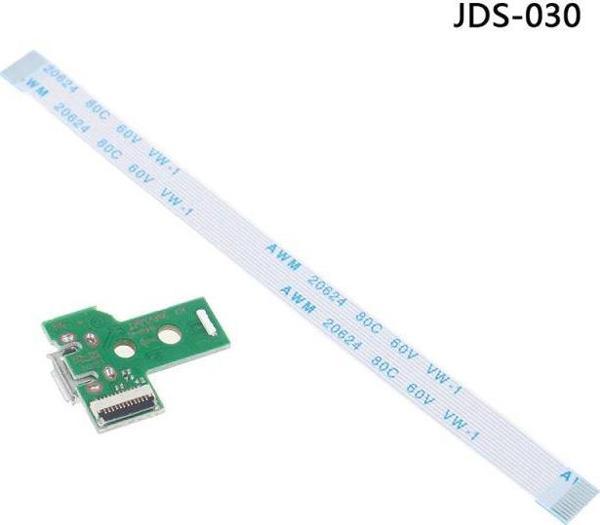 JDS 030 Soket ve 12 Pin Flex Kablo PS4 Kol Tamir JDM 030 JDS-030 ve 12pin USB Şarj Soket Tamiri - Image 1