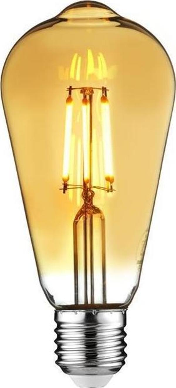 Horoz Vintage-6 Rustıc Globe Led Ampul 6W 2200K Flament - Image 1
