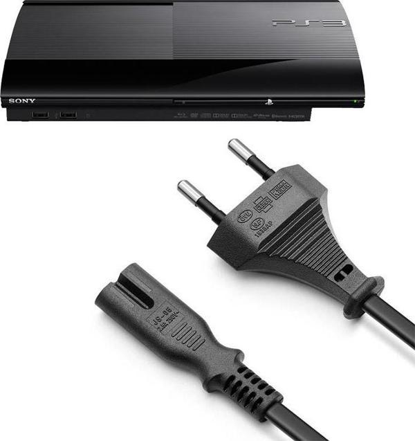 PS3 Süper Slim Güç Kablosu 1.5m Playstation 3 Süper Slim Kasa Uyumlu PS3 Kablo Yedek Parça - Image 1