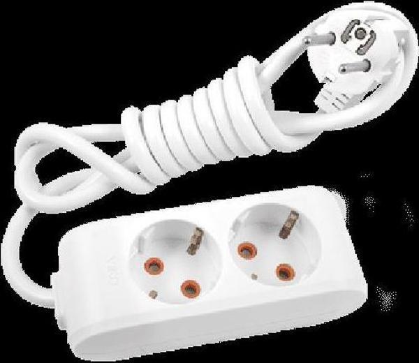 Viko Multi-Let 2li 3mt  Priz Topraklı Kablolu  (90113203) - Image 1