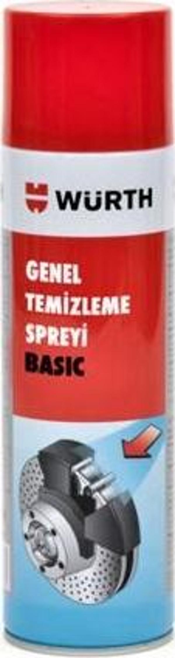 Würt Genel Temizleme Spreyi Fren Balata Temizleyici500ML - Image 1