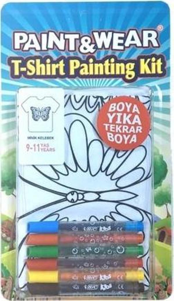 Paint Wear Kelebek Tişört Boyama Seti - Image 1