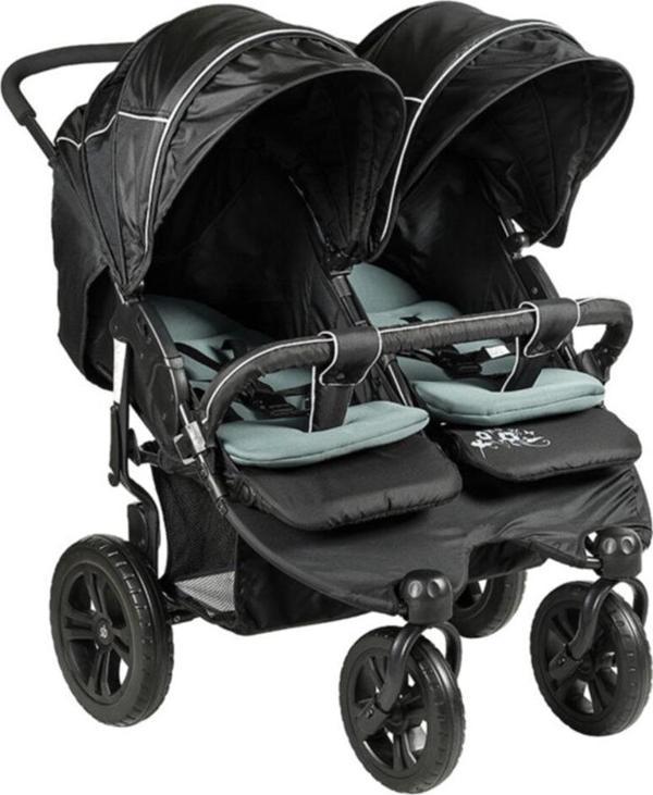 Sunny Baby 814 Sweety Siyah İkiz Bebek Arabası - Image 1