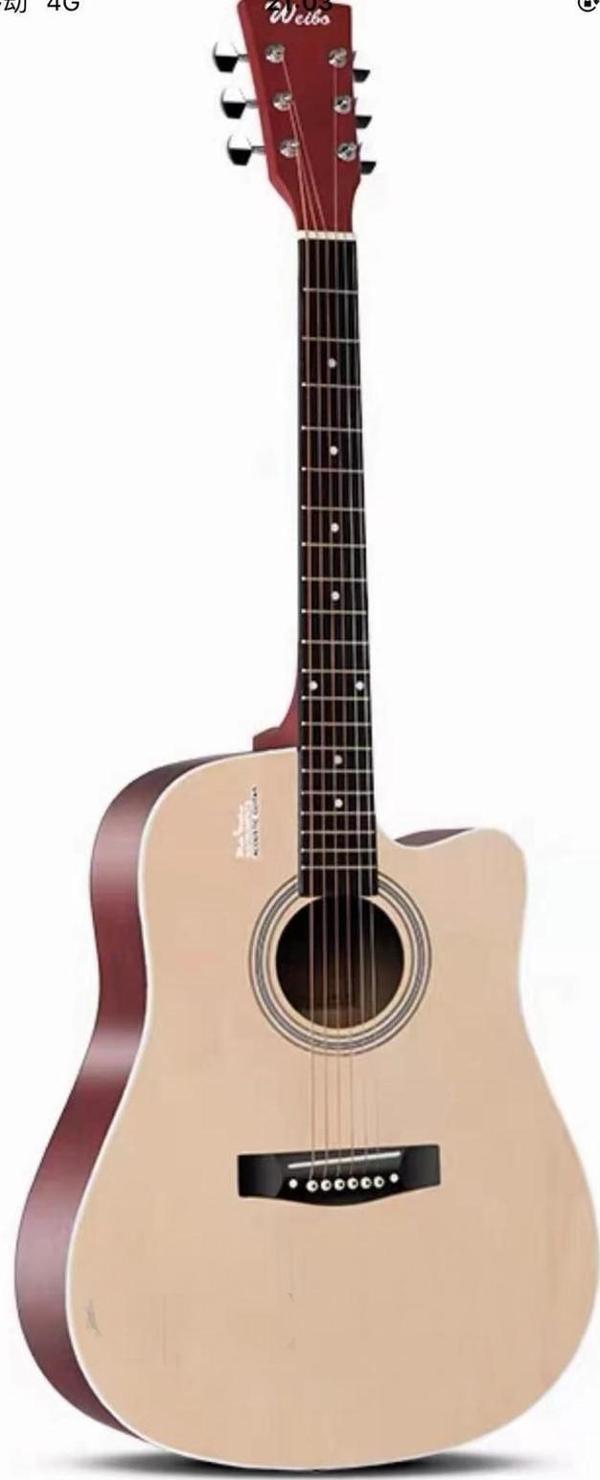 WEİBO W41-NT AKUSTİK GİTAR NATUREL - Image 1