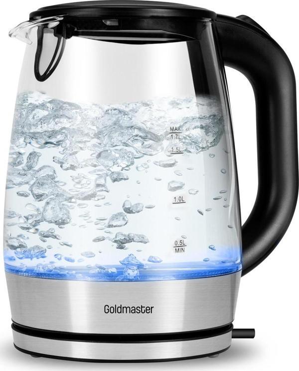 Goldmaster Gm-7387 Göksu Cam Hazneli Işıklı Su Isıtıcısı - Image 1