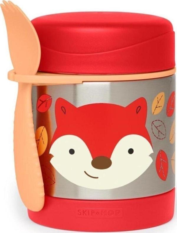 Skip Hop Zoo Tilki 325 ml Paslanmaz Çelik Termos - Image 1