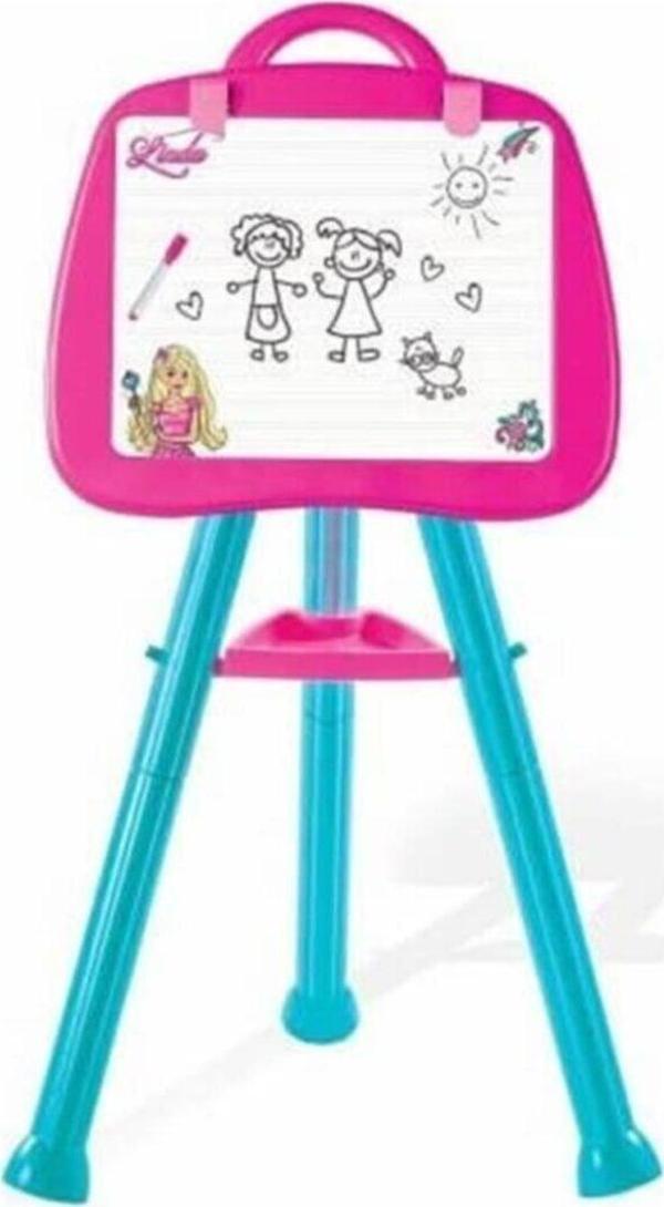 Furkan Toys Linda Kız Çocuk 10 Parça Aksesuarlı Ayaklı Yazı Tahtası - Image 1