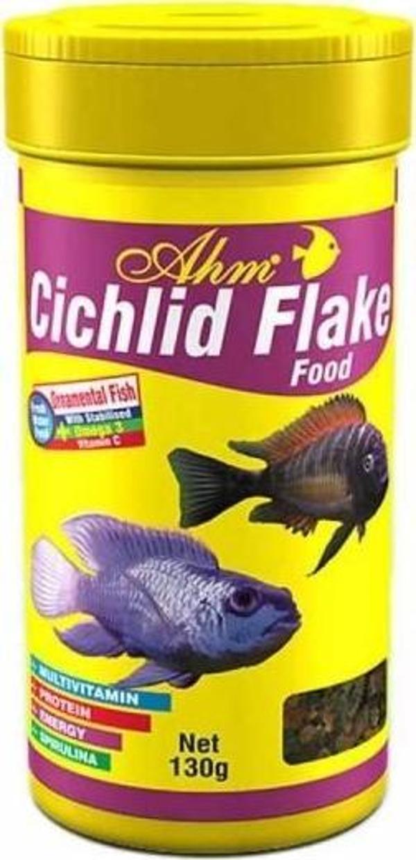 Ahm Cichlid Flake Food 1000 Ml   - Image 1
