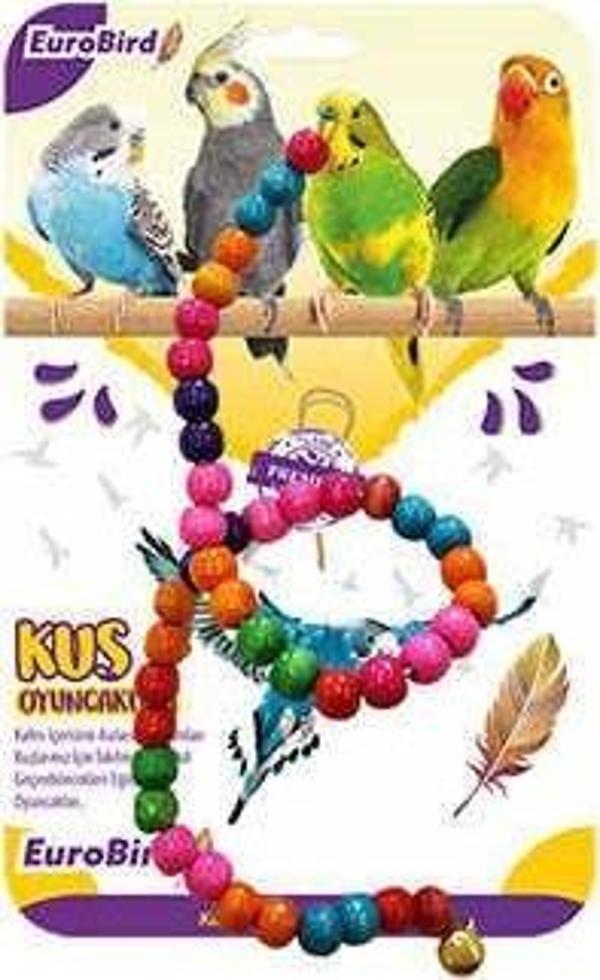 EuroBird Boncuklu İp Kuş Oyuncağı - Image 1