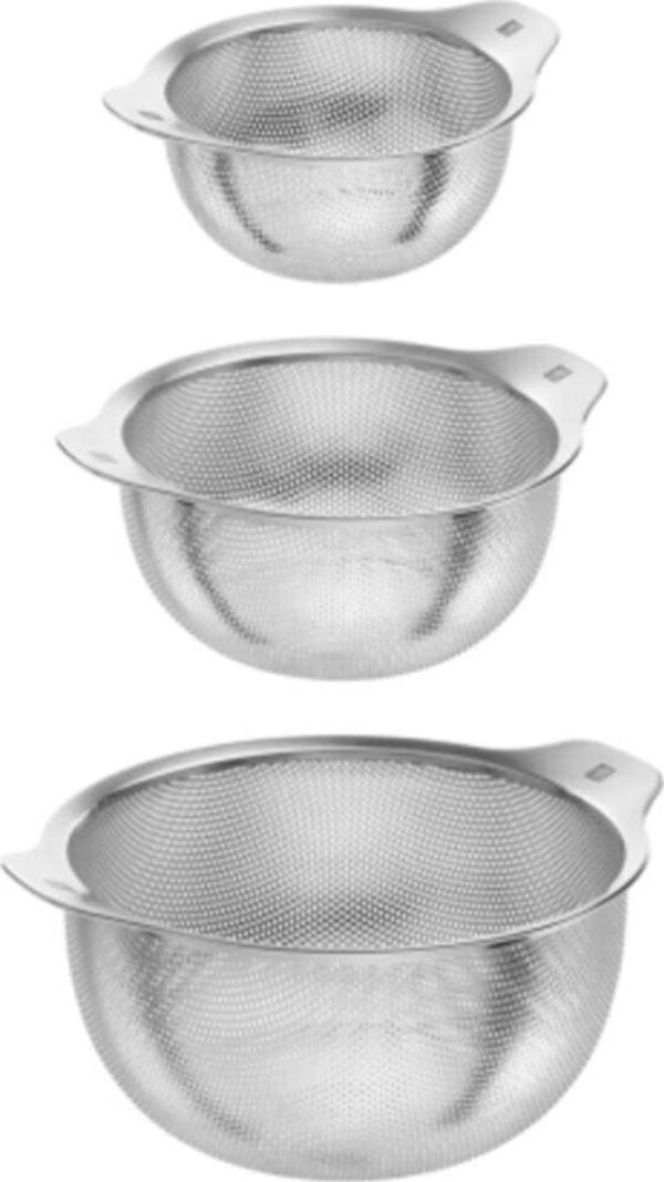 Zwilling Paslanmaz Çelik Tel Süzgeç 3'lü Set 24 x 20 x 16 cm. - Image 1