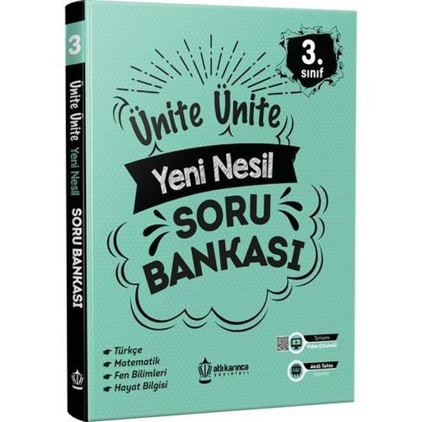 Atlıkarınca Yayınları 3. Sınıf Tüm Dersler Ünite Ünite Yeni Nesil Soru Bankası - Atlı Karınca Yayınları - Image 1