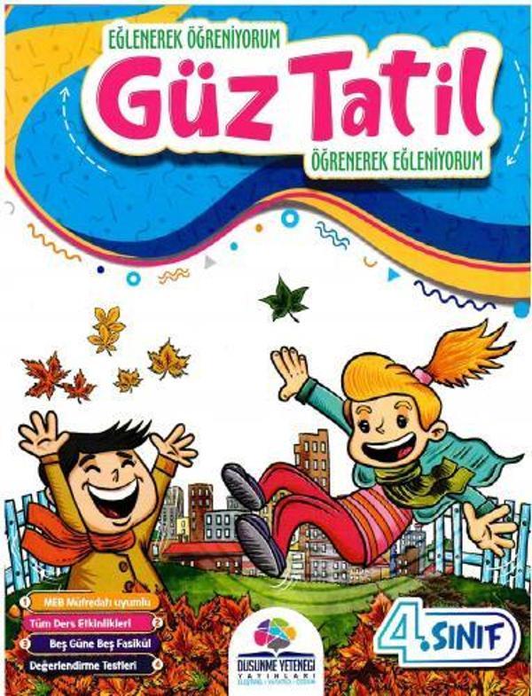 Düşünme Yeteneği Yayınları 4. Sınıf Güz Tatil Kitabı - Düşünme Yeteneği Yayınları - Image 1