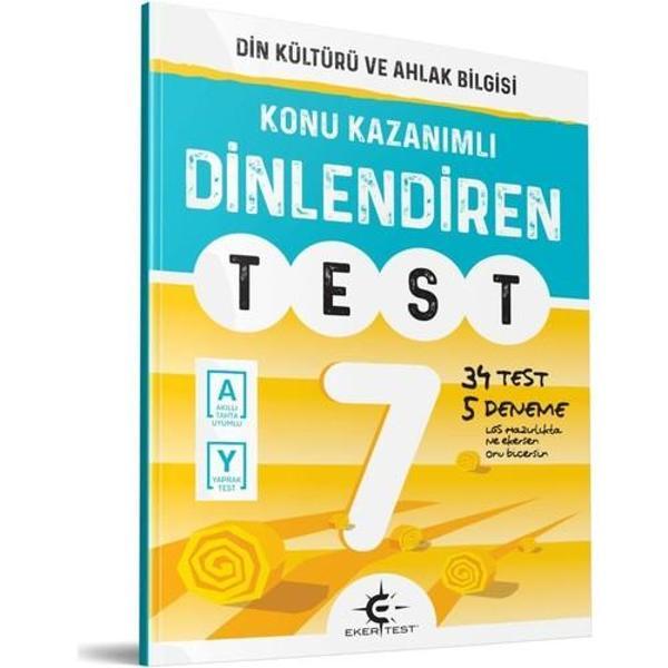 Eker Test Yayınları 7. Sınıf Din Kültürü Ve Ahlak Bilgisi Test - Eker Test Yayınları - Image 1