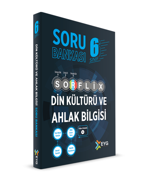 Eyg Yayınları 6. Sınıf Din Kültürü ve Ahlak Bilgisi Sorflix Soru Bankası - Eyg Yayınları - Image 1
