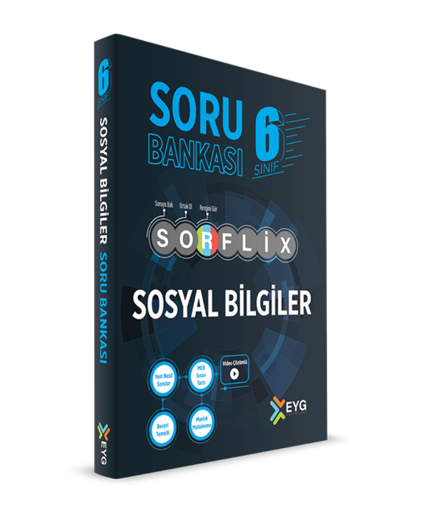 Eyg Yayınları 6. Sınıf Sosyal Bilgiler Sorflix Soru Bankası - Eyg Yayınları - Image 1