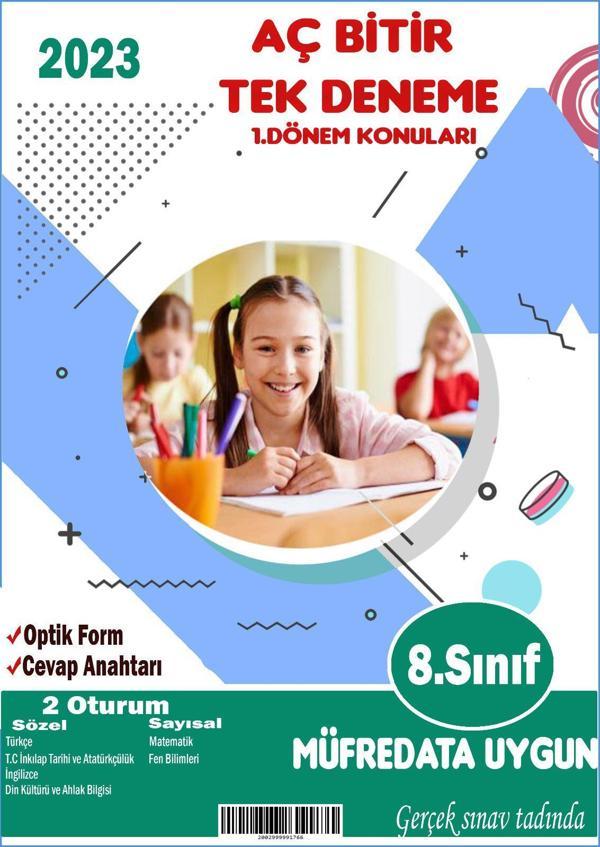 Tek Deneme Aç Bitir 8. Sınıf 1. Dönem Konuları - Hepsikitap Yayınları - Image 1