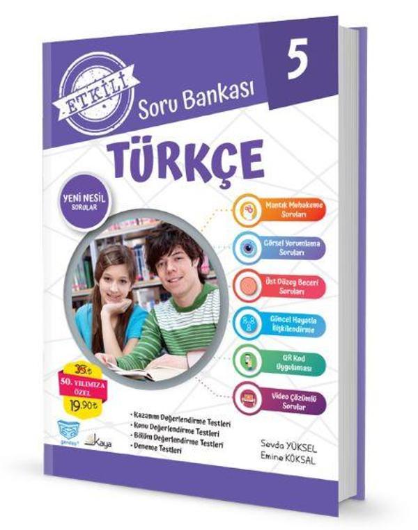 Kaya Yayınları 5. Sınıf Türkçe Soru Bankası - Kaya Yayınları - Image 1
