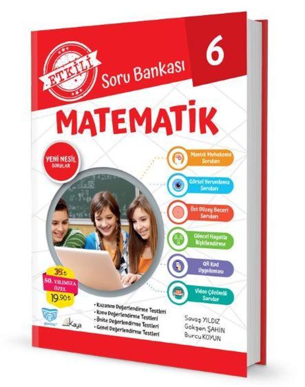 Kaya Yayınları 6. Sınıf Matematik Soru Bankası - Kaya Yayınları - Image 1