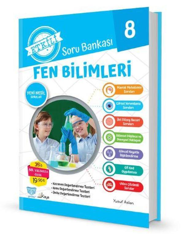Kaya Yayınları 8. Sınıf Fen Bilimleri Soru Bankası - Kaya Yayınları - Image 1