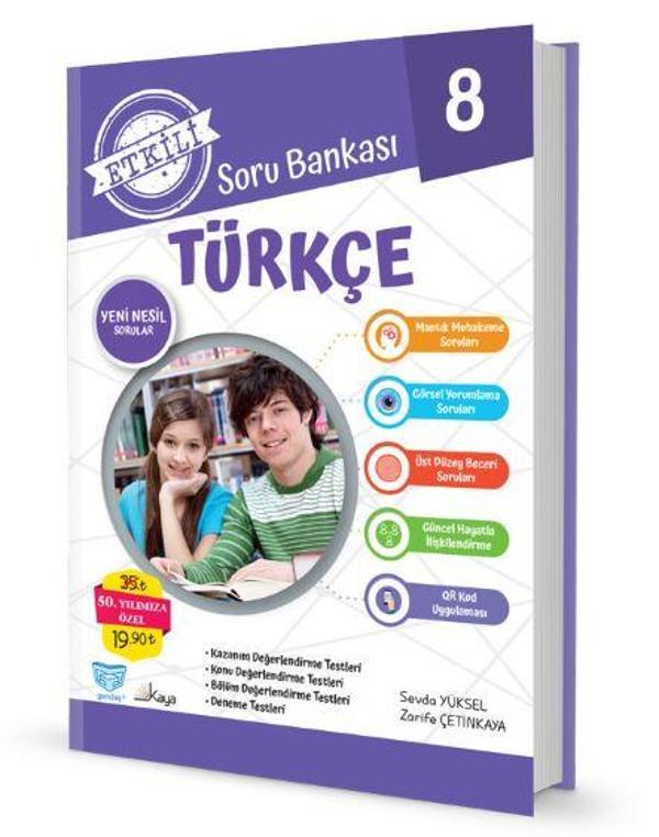 Kaya Yayınları 8. Sınıf Türkçe Soru Bankası - Kaya Yayınları - Image 1
