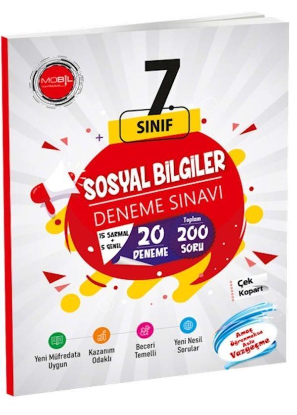 Mobil Yayınları 7. Sınıf Sosyal Bilimler 20 Deneme  - Image 1
