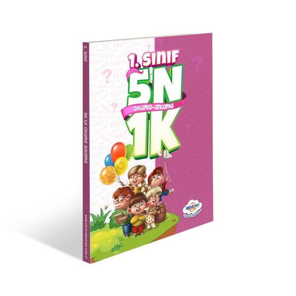 Öğretmen Evde Yayınları 1. Sınıf 5N1K Okuma Anlama - Öğretmen Evde Yayınları - Image 1