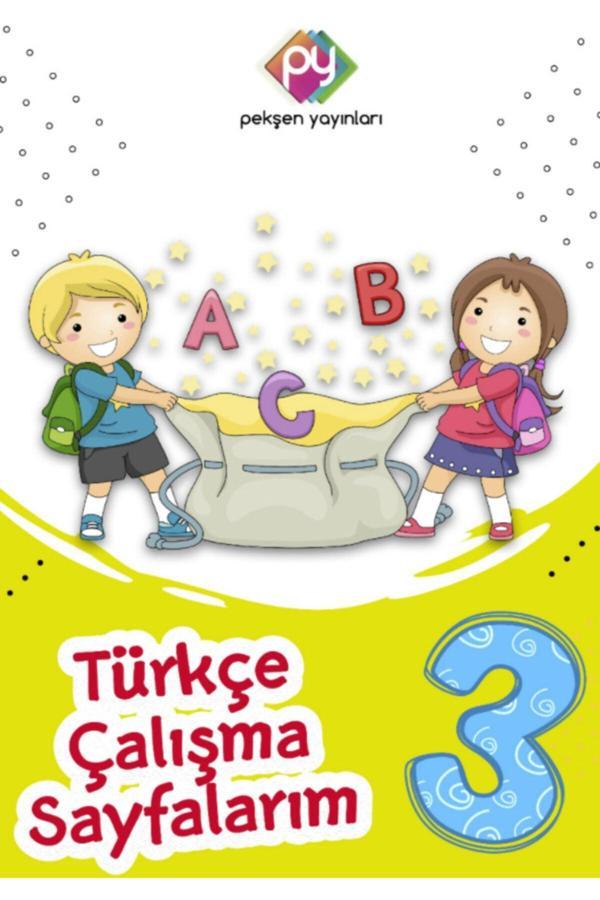 Pekşen Yayınları 3. Sınıf Türkçe Çalışma Sayfalarım - Pekşen Yayınları - Image 1