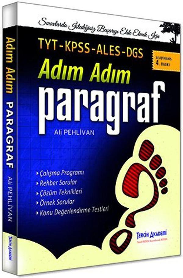 Tercih Akademi Yayınları Kpss Ales Dgs Tyt Adım Adım Paragraf - Tercih Akademi Yayınları - Image 1
