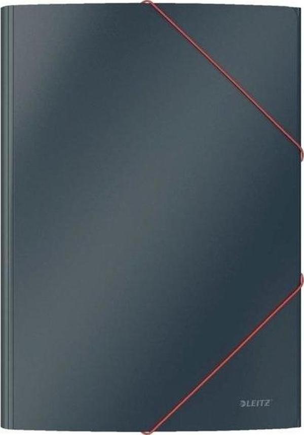 Leitz Cosy Soft Touch Lastik Kilitli Dosya A4-Gri - Image 1