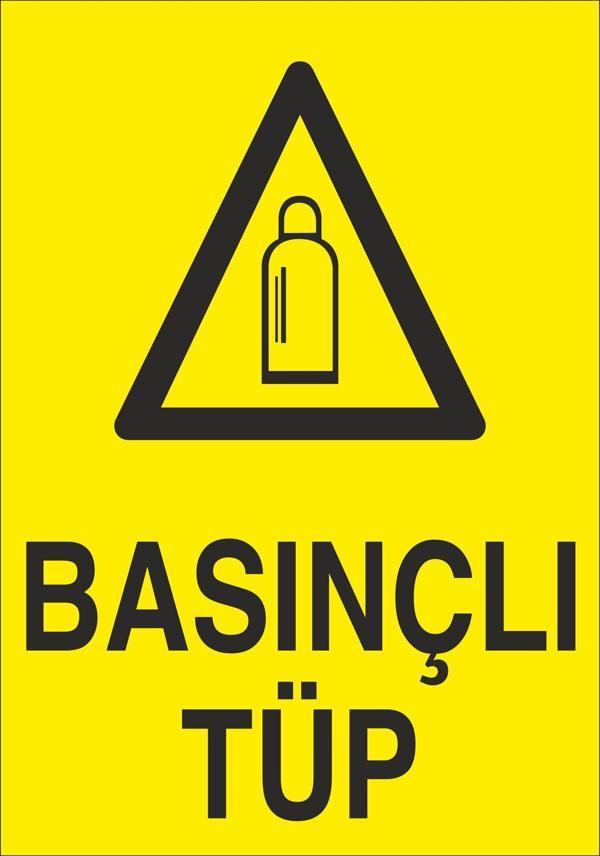 Basınçlı Tüp Uyarı Levhası - Image 1