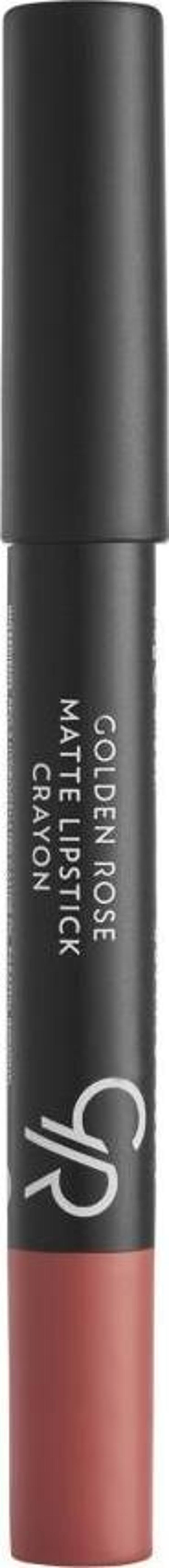 Golden Rose Matte Lipstick Crayon No:27 Peach Nude - Mat Kalem Ruj - Image 1