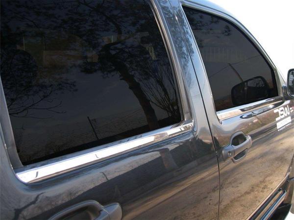Isuzu D-Max 1 Cam Çıtası 4 Prç  Krom 2003-2011 - Image 1