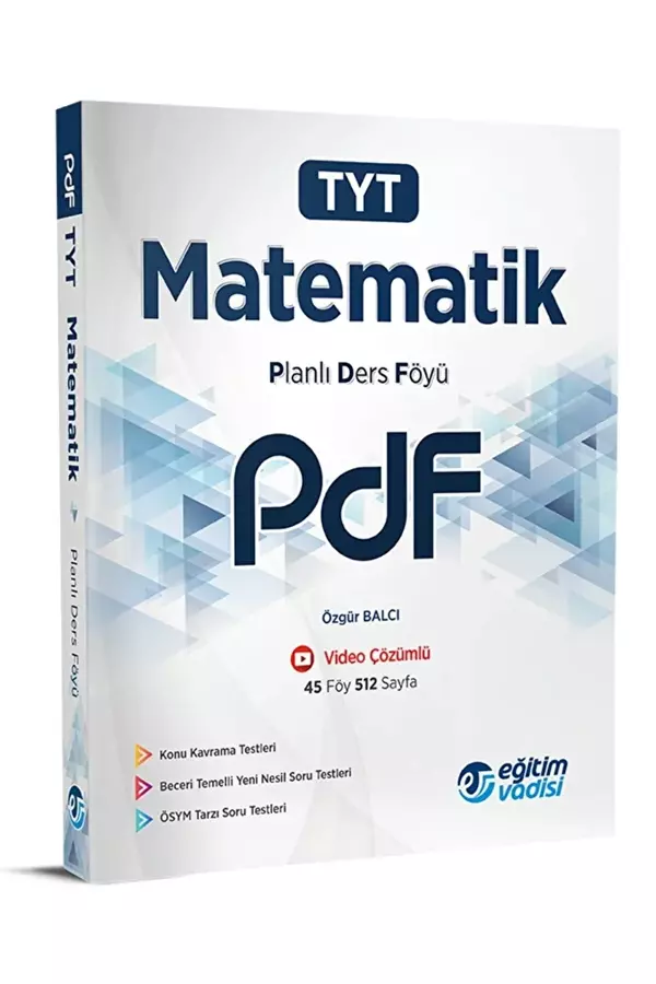 Eğitim Vadisi Tyt Matematik Pdf Planlı Ders Föyü Yeni 2025 - Eğitim Vadisi - Image 1