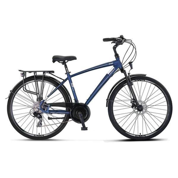 ÜMİT 2834 VENTURA-2D ERKEK ŞEHİR BİSİKLETİ 510H MD 28 JANT 21 VİTES DARK BLUE SİLVER - Image 1
