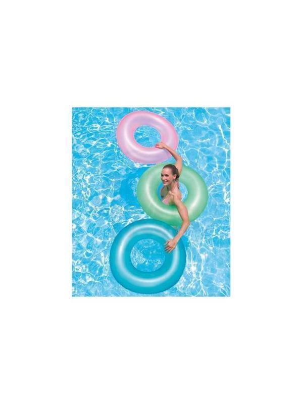 Fosforlu Renkli Şişme Simit 76cm - Image 1