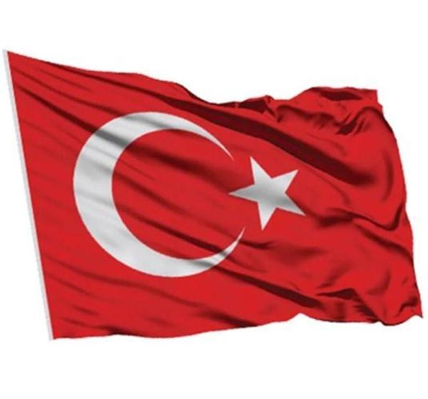 Kırmızı Beyaz Bayrak 150X225 Türk Bayrağı - Image 1
