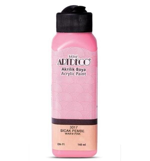 Artdeco Akrilik Boya 140 ml Sıcak Pembe - 4 adet - Image 1
