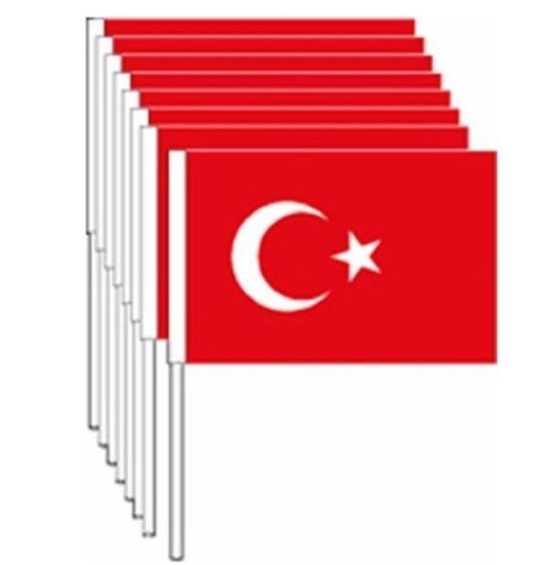 Sopalı Kağıt Bayrak Büyük 40Lı - Image 1