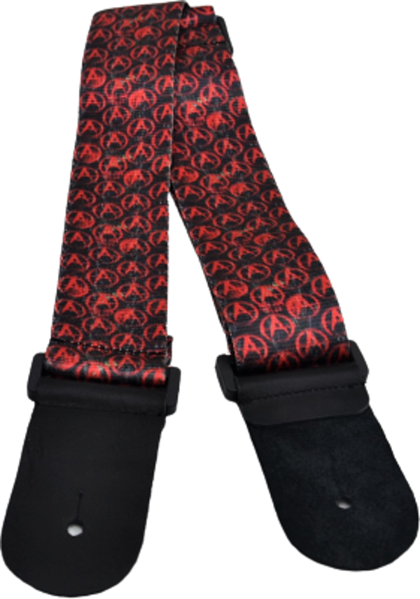 AİRMAN A132 GİTAR ASKISI RED ANARCHY - Image 1