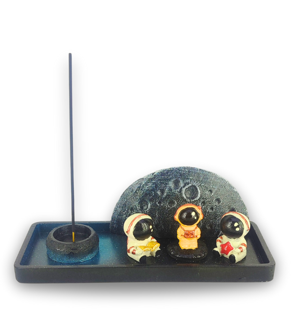 Dolunay Astronot Çubuk Tütsülük ve Tealight - Image 1