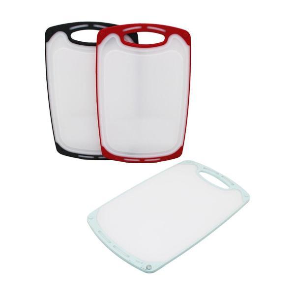 40X24CM  BÜYÜK  PLASTİK  KESİM PANOSU  KAYMAZ SİLİKON KENARLIK - 10MM KALINLIK  - Image 1