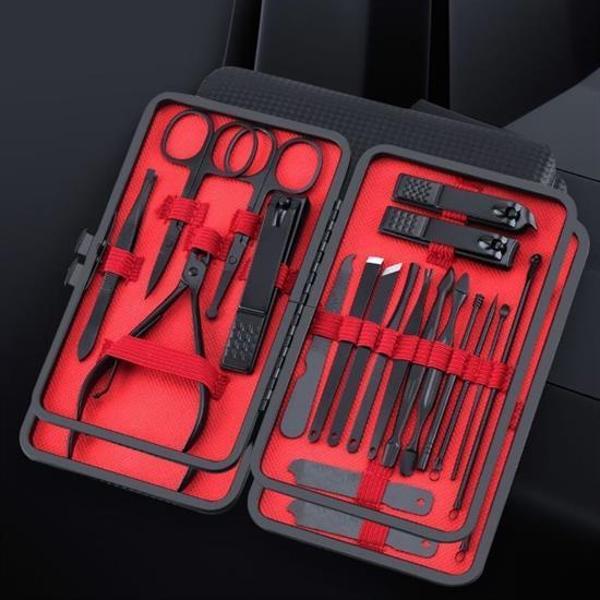 18 Parça Çanta Tipi Manikür Pedikür Tırnak Bakım Seti  - Image 1