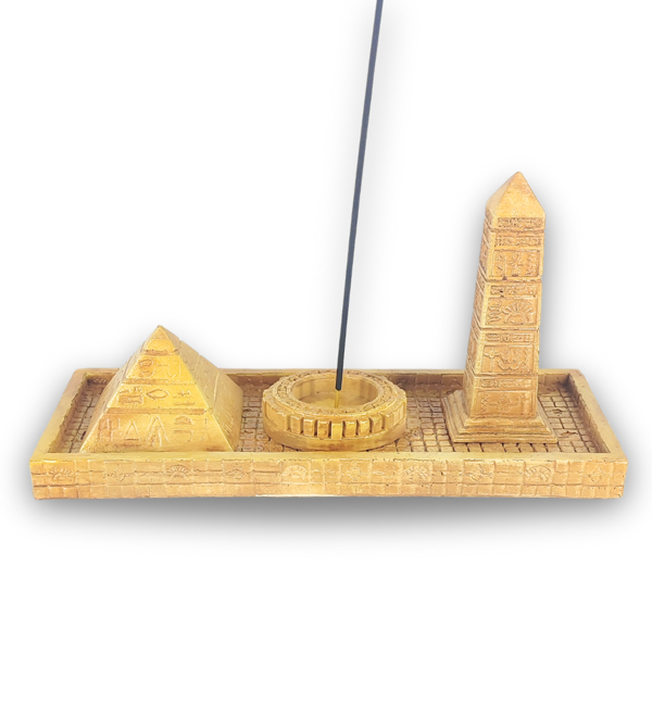 Antik Mısır Piramit Çubuk Tütsülük ve Tealight - Image 1