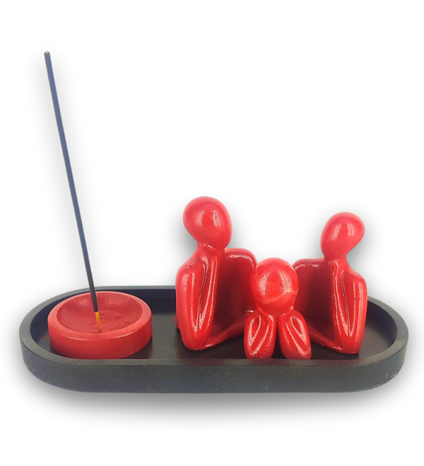Aile Biblo Çubuk Tütsülük ve Tealight - Image 1