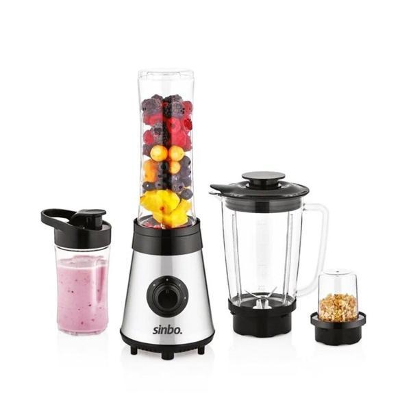 BUZ KIRICI - KAHVE ÖĞÜTÜCÜ HAZNELİ - ŞİŞELİ ÇOK AMAÇLI SMOOTHIE BLENDER 800ML - 500W SHB-3190   - Image 1