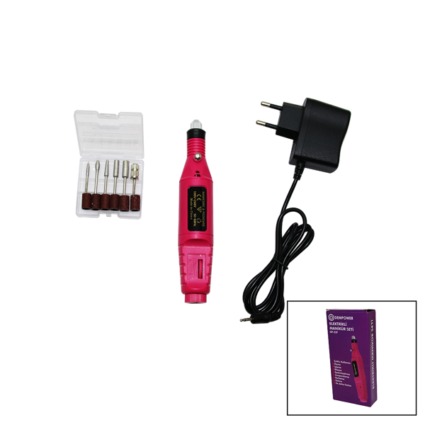 7 UÇLU ELEKTRİKLİ MANİKÜR PEDİKÜR SETİ 2000-300RPM HIZ  - Image 1