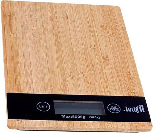 DİJİTAL BAMBU MUTFAK TERAZİ 5KG TF-1007  - Image 1