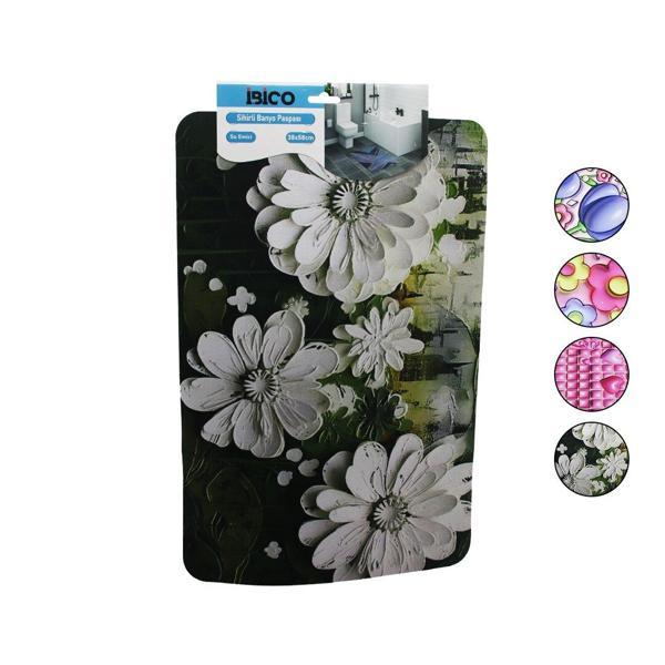 DİKDÖRTGEN - DESENLİ   38X58CM   SU EMİCİ - SİHİRLİ  BANYO PASPASI  ELASTİK  - Image 1